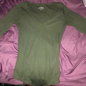 Green Long-Sleeve Bodysuit